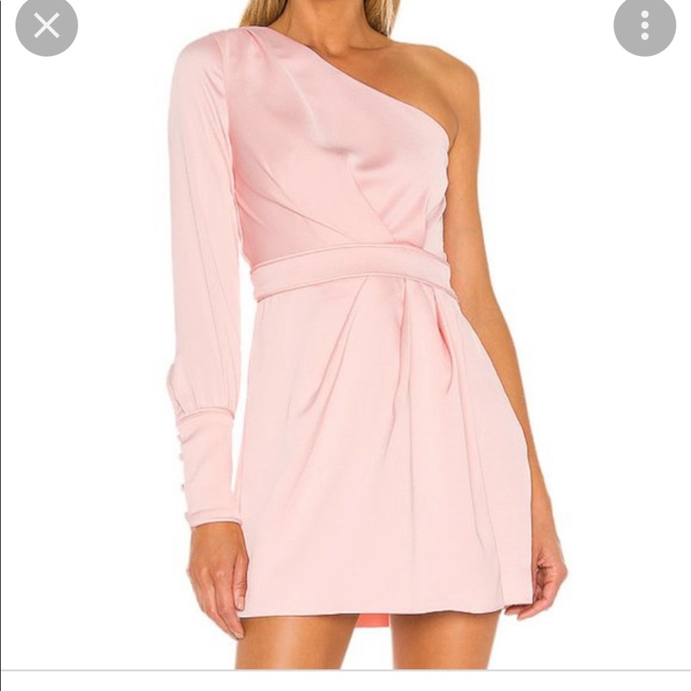 Elijah Mini Dress in Ballet Pink